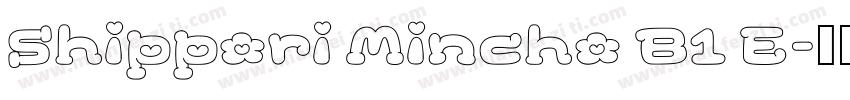 Shippori Mincho B1 E字体转换